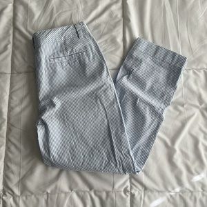 Land’s End Blue Striped Pants
